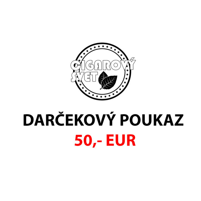 Darčekový poukaz 50,- EUR